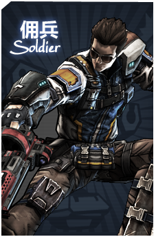 Soldier character portrait